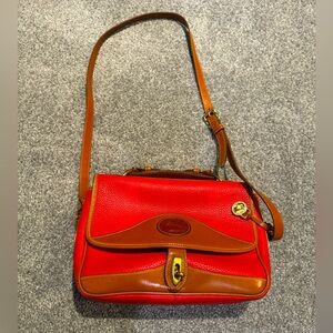 Dooney & Bourke Classic - hard to find! - all weather leather carrier crossbody